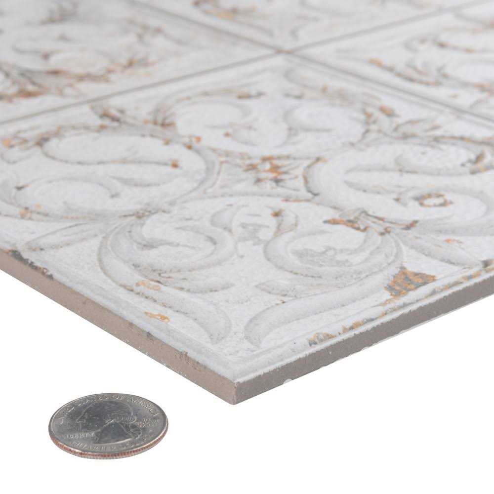 Merola Tile Antigua Lis Porcelain Wall Tile - Image 4