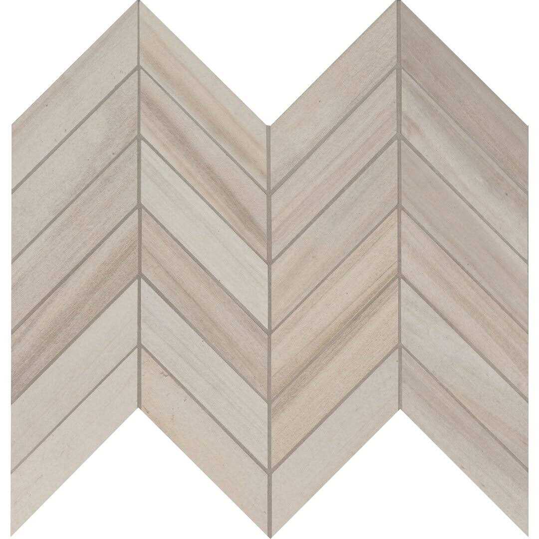 MSI Havenwood Dove Chevron 12 in. x 15 in. Matte Porcelain Wood Look Floor and Wall Tile - Image 5