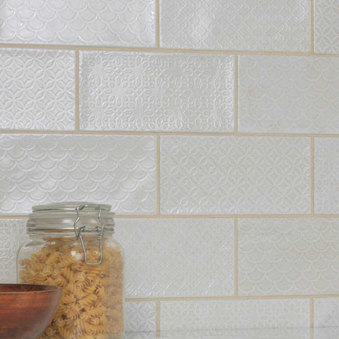 Merola Tile Camden Decor 4 in. x 8 in. Ceramic Wall Tile - Image 3