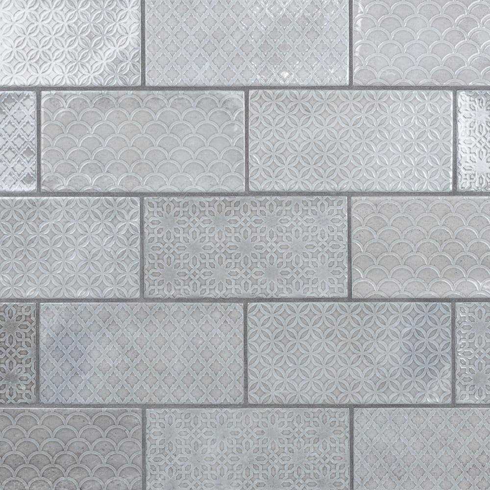 Merola Tile Camden Decor 4 in. x 8 in. Ceramic Wall Tile - Image 4