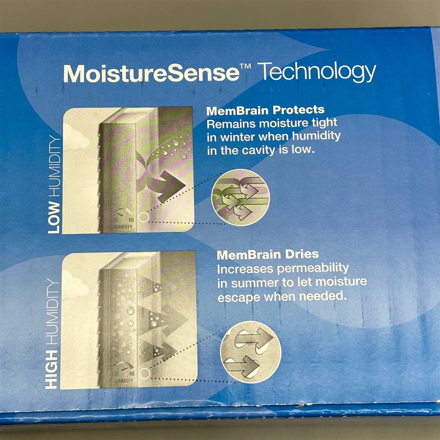 CertainTeed MemBrain 9 ft. W x 100 ft. L Air Barrier and Smart Vapor Retarder Roll 933 sq ft - Image 5