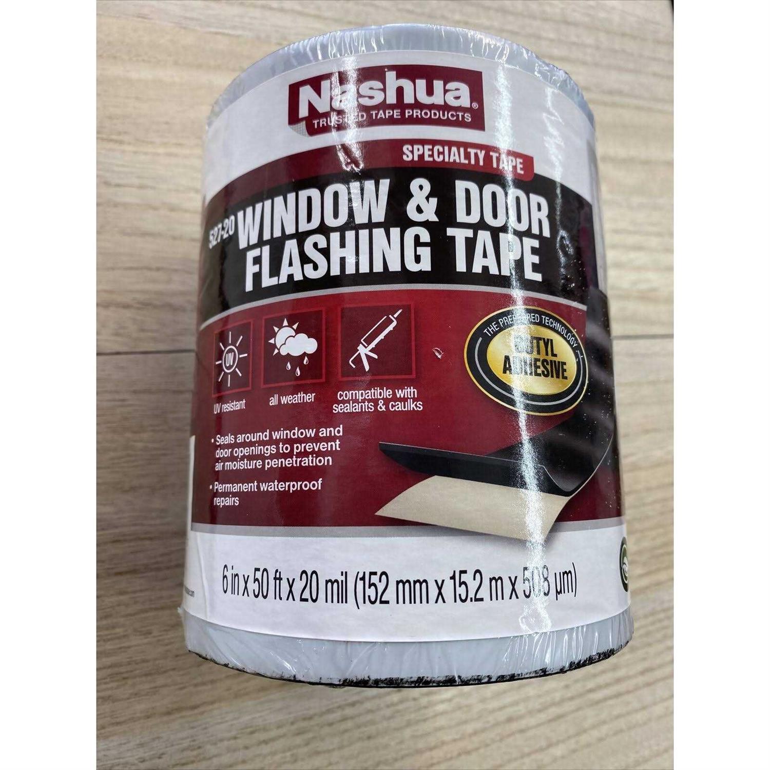 Nashua Tape 6 in. x 50 ft. Window and Door Flashing Tape - Image 4