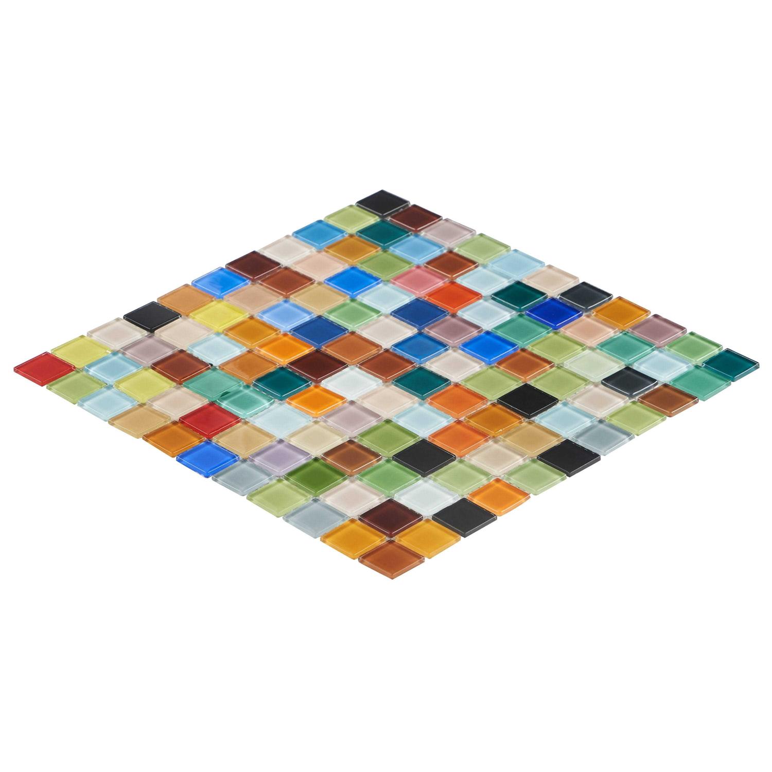 Ivy Hill Tile Fruit Splash 12 in. x 12 in. x 8 mm Glass Floor and Wall Tile - Image 3
