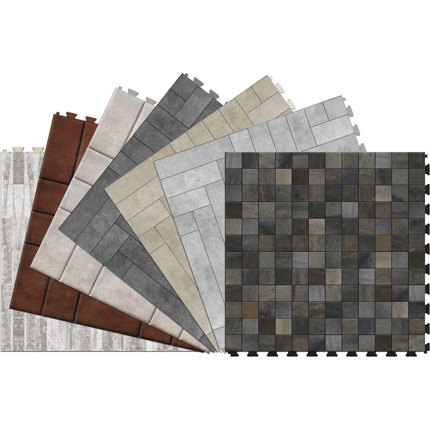 Perfection Floor Tile Master Mosaic Chevron Vinyl Flooring - Image 3