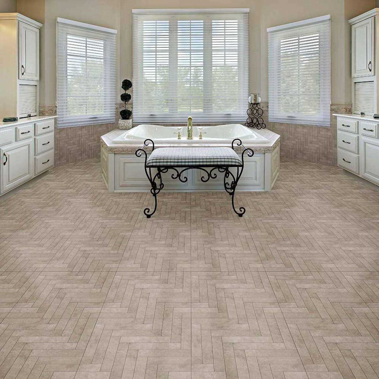 Perfection Floor Tile Master Mosaic Chevron Vinyl Flooring - Image 3