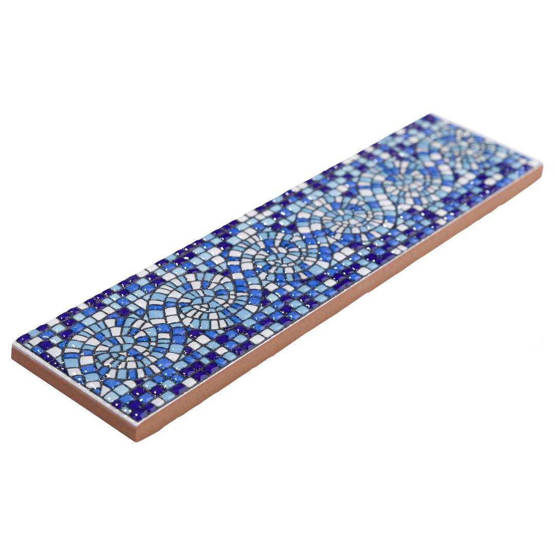 Merola Tile Captain Riptide 2 x 8 Ceramic Specialty Trim WES8CQRIPB - Image 5