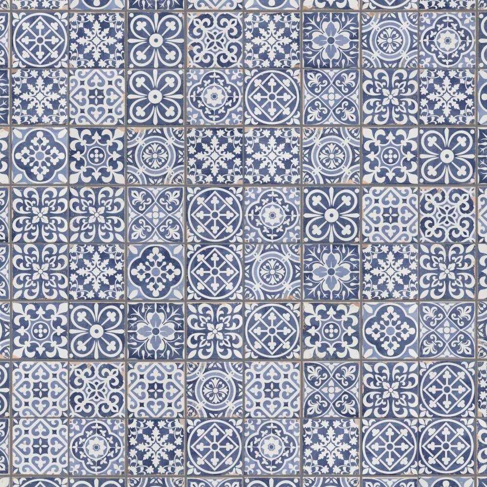 Merola Tile Faenza Azul 13 in. x 13 in. Ceramic Floor and Wall Tile - Image 3