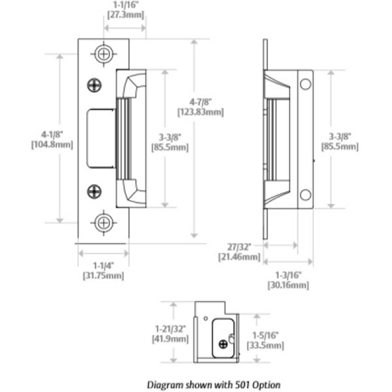 HES 5200 Electric Strike 5200630 - Image 3