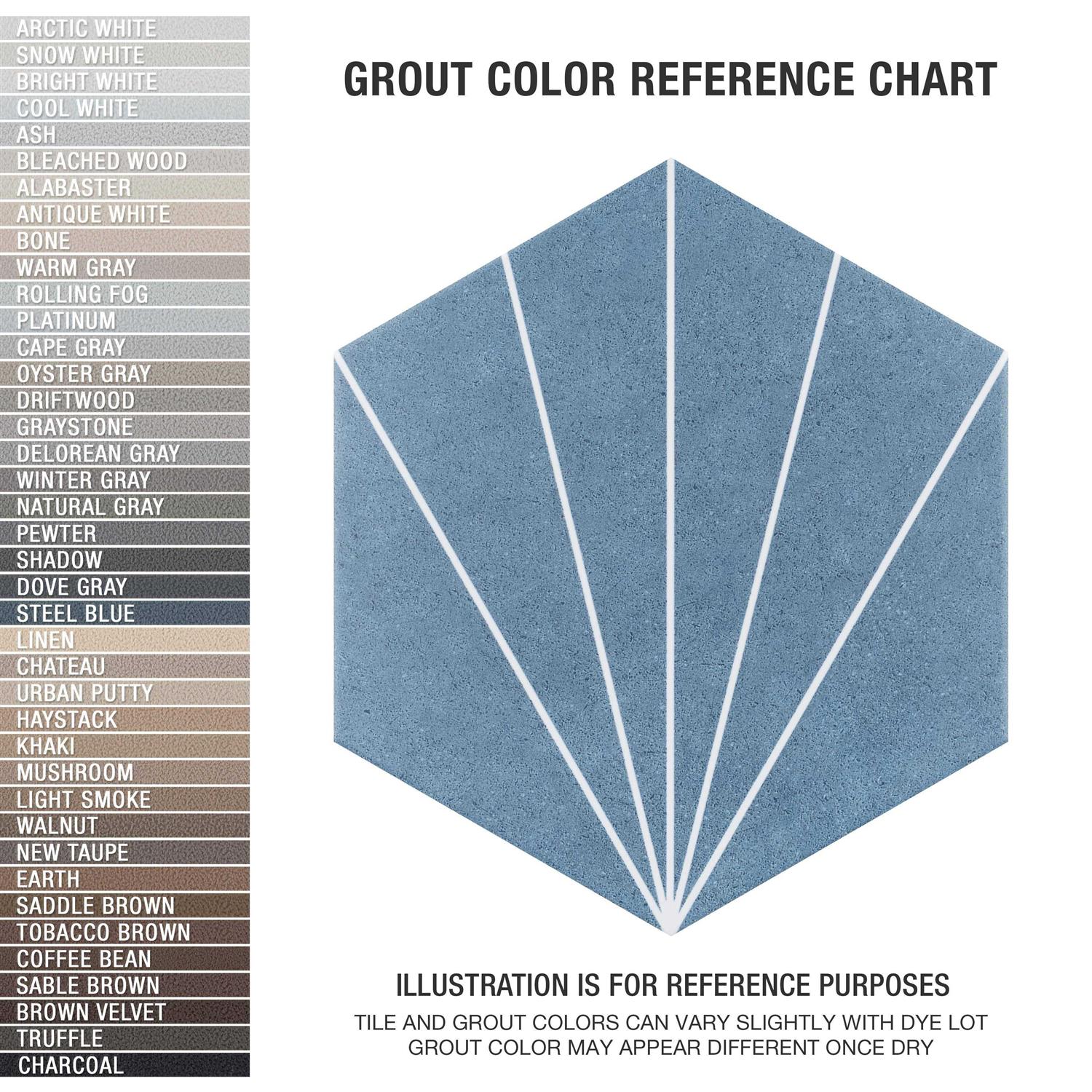 Merola Tile Aster Hex Verde 9-in x 10-in Satin Porcelain Stone Look Thinset Mortar Floor and Wall Tile - Image 5