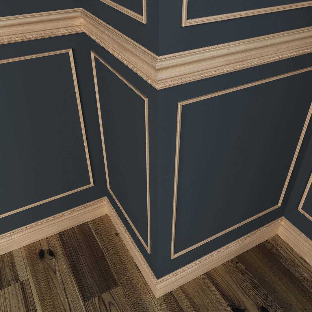 Ornamental Mouldings 13/32-in x 8-ft White Hardwood Unfinished Chair Rail Moulding - Image 3