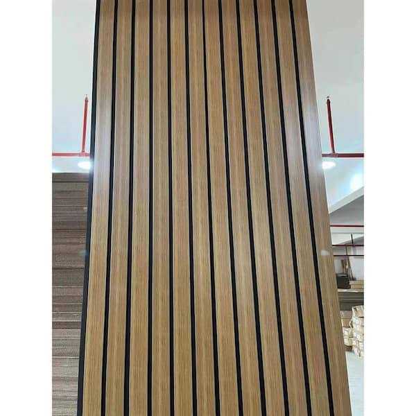 Ejoy 94.5 in. x 4.8 in. x 0.5 in. Acoustic Vinyl Wall Cladding Siding Board - Image 4