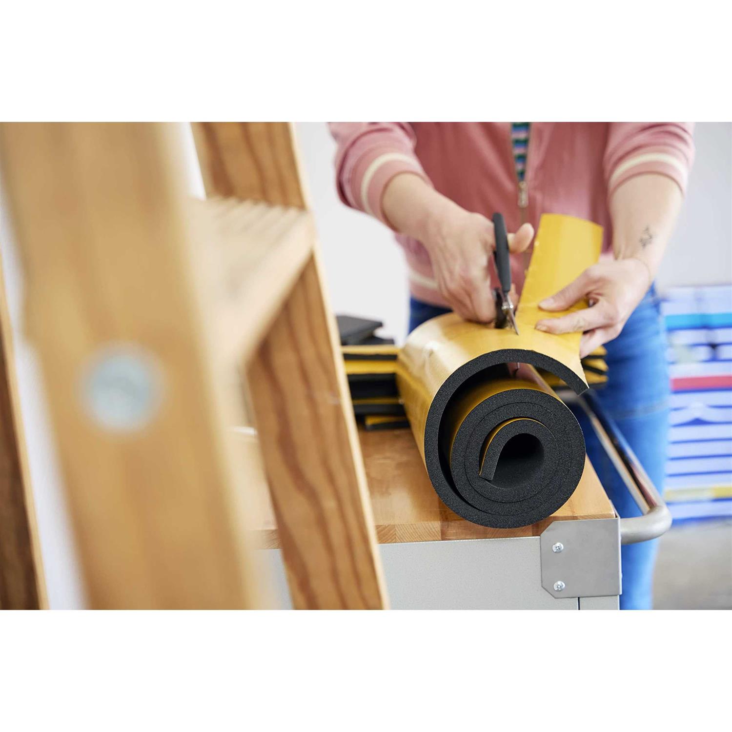 Foamzz by Big UGGLY Foam Multiple Use Auto Boat RV Insulation Roll Closed-Cell Foam Adhesive - Image 5