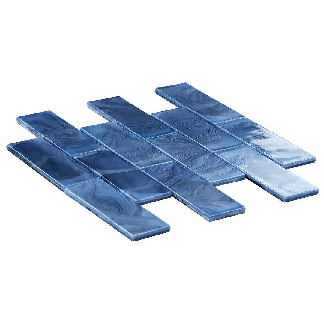 Ivy Hill Tile Glamor Iridescent 11.81 in. x 11.81 in. Polished Glass Wall Mosaic Tile - Image 3