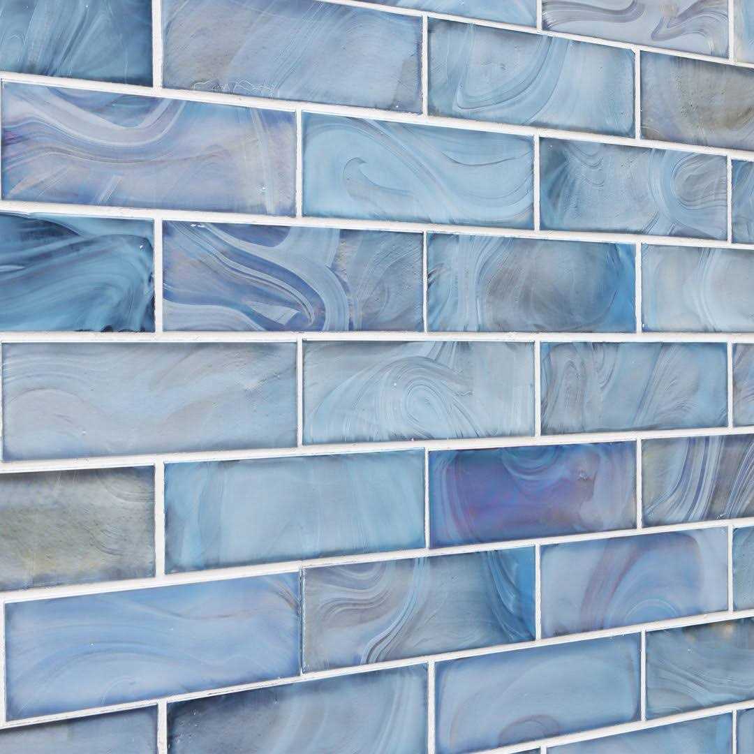 Ivy Hill Tile Glamor Iridescent 11.81 in. x 11.81 in. Polished Glass Wall Mosaic Tile - Image 4