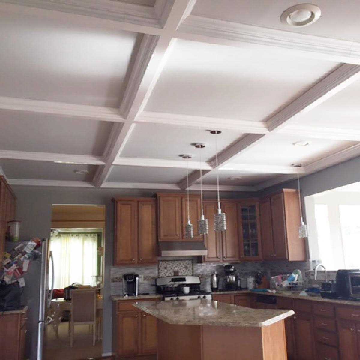 Inner Cross Intersection for 8 Deluxe Coffered Ceiling System Ekena Millwork - Image 4