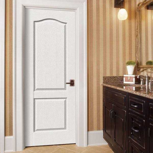 JELD-WEN 80 in. Princeton Primed Smooth Solid Core Molded Composite MDF Interior Door Slab - Image 3