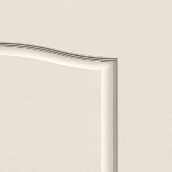 JELD-WEN 80 in. Princeton Primed Smooth Solid Core Molded Composite MDF Interior Door Slab - Image 4