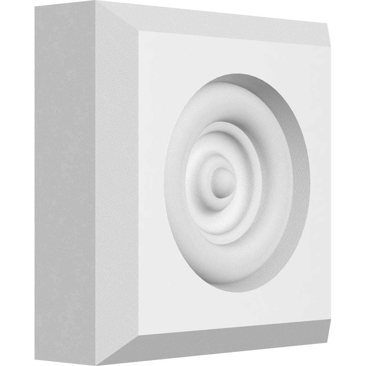 Ekena Millwork Standard Sedgwick Bullseye Rosette with Square Edge ROSP - Image 4
