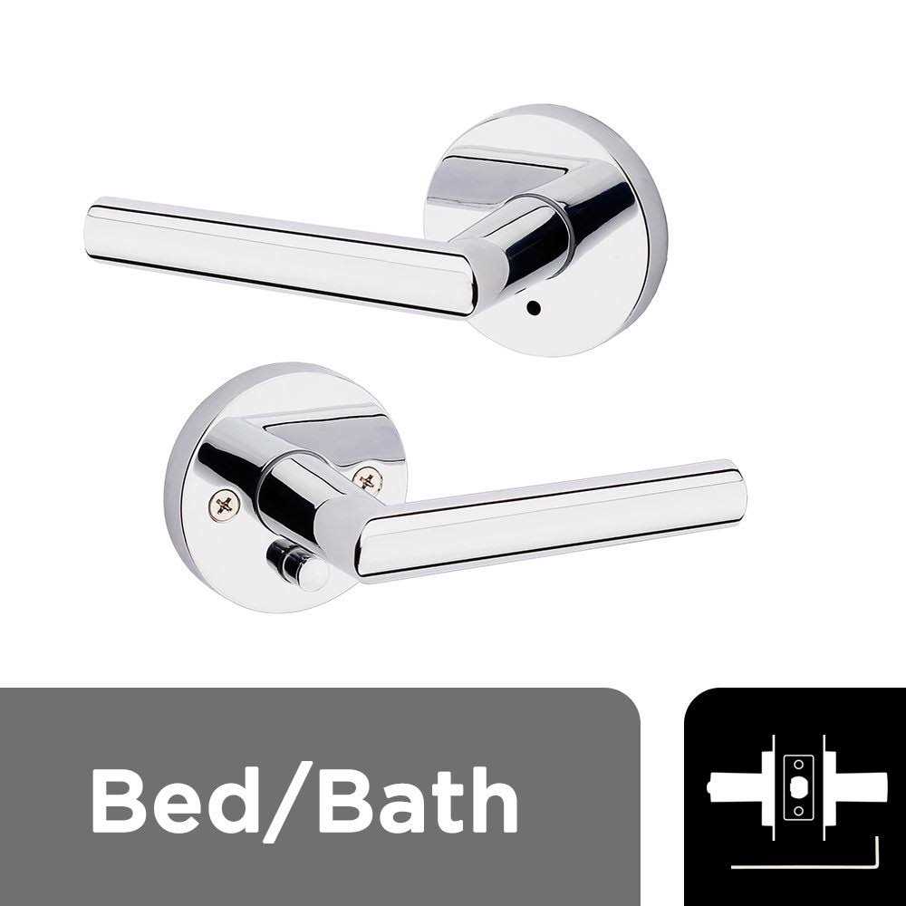 Kwikset 730MILRDT-514 Milan Privacy Door Lever with Round Rosette - Image 4