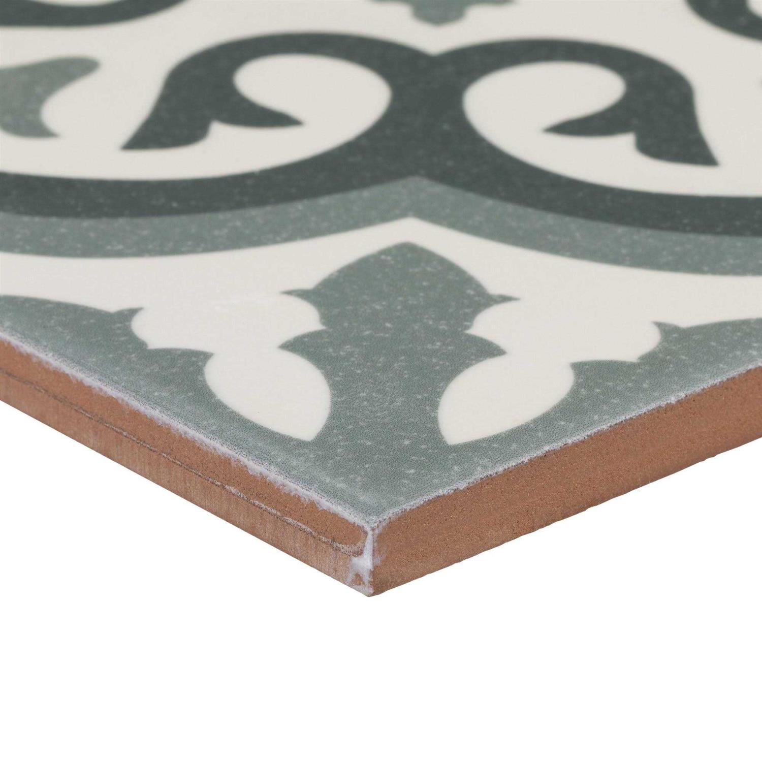 Industry Tile 8x8 Tradition Blue Ceramic Tile - Image 5