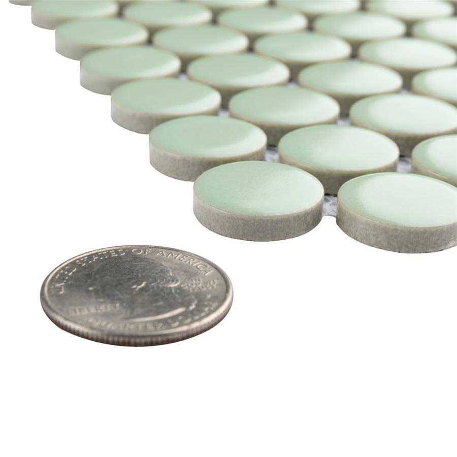 Merola Tile Metro Penny Matte 9-3/4 in. x 11-1/2 in. Porcelain Mosaic Tile - Image 4