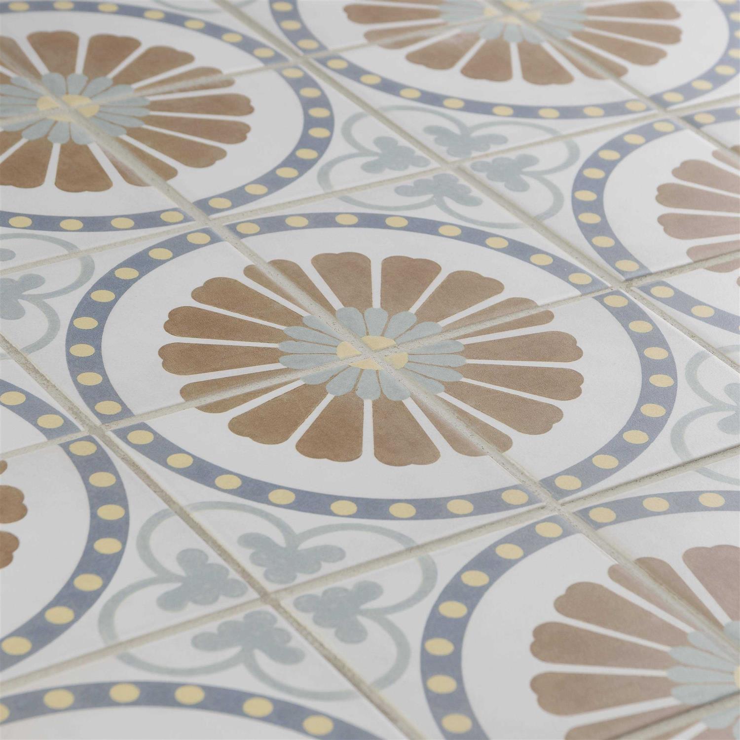 Merola Tile Revival Mini Ring Ceramic Floor and Wall Tile - Image 3