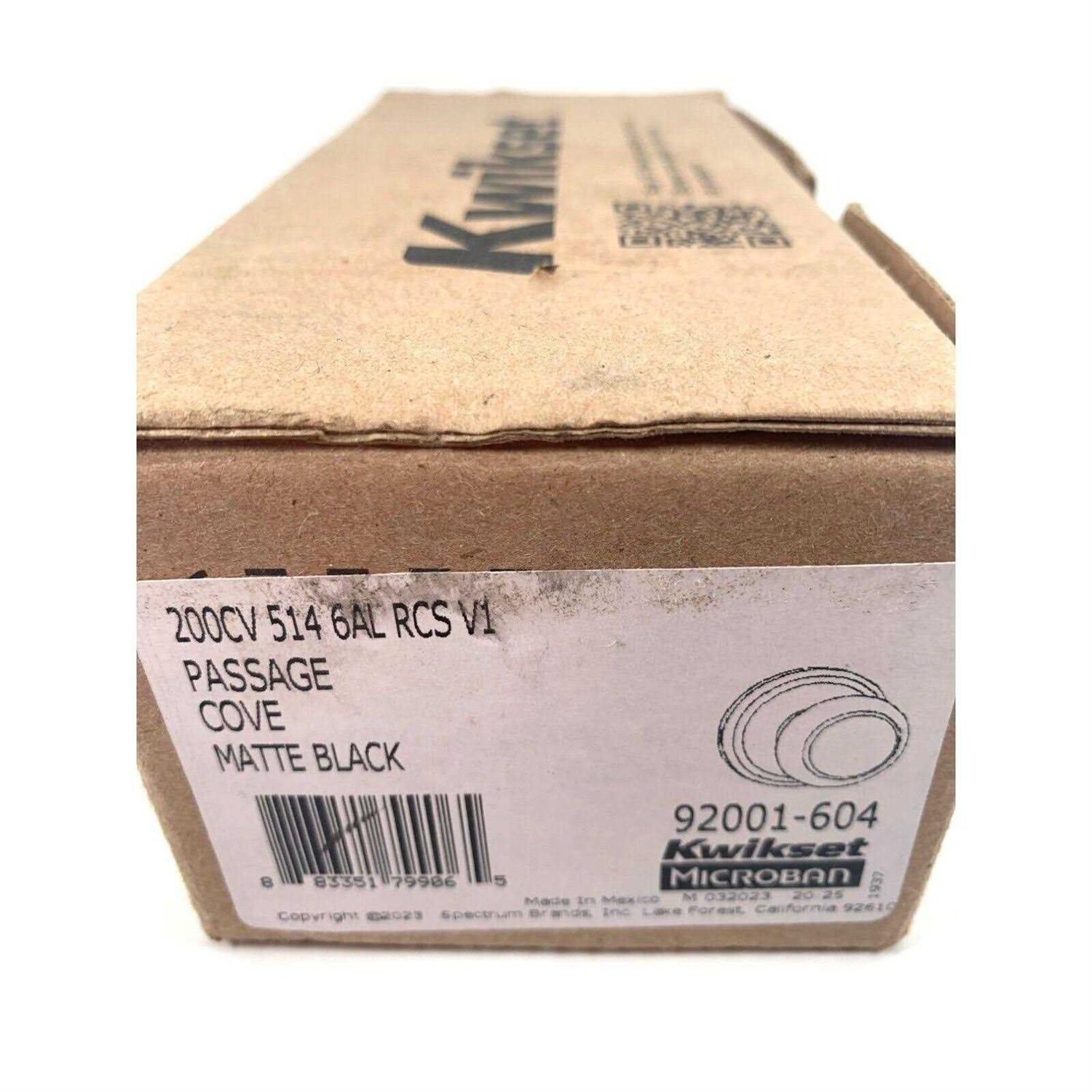 Kwikset 200CV Cove Passage Door Knob Set - Image 3