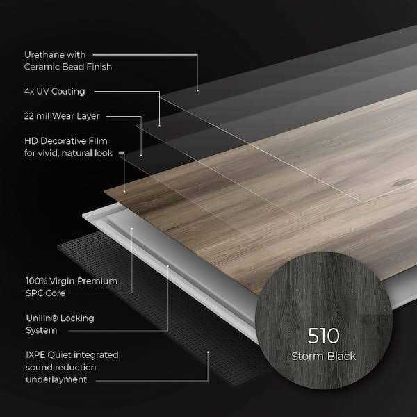 Lucida Surfaces MaxCore Santorini Oak 28 MIL x 7.3 in. W x 48 in. L Click Lock Waterproof Luxury Vinyl Plank Flooring - Image 5