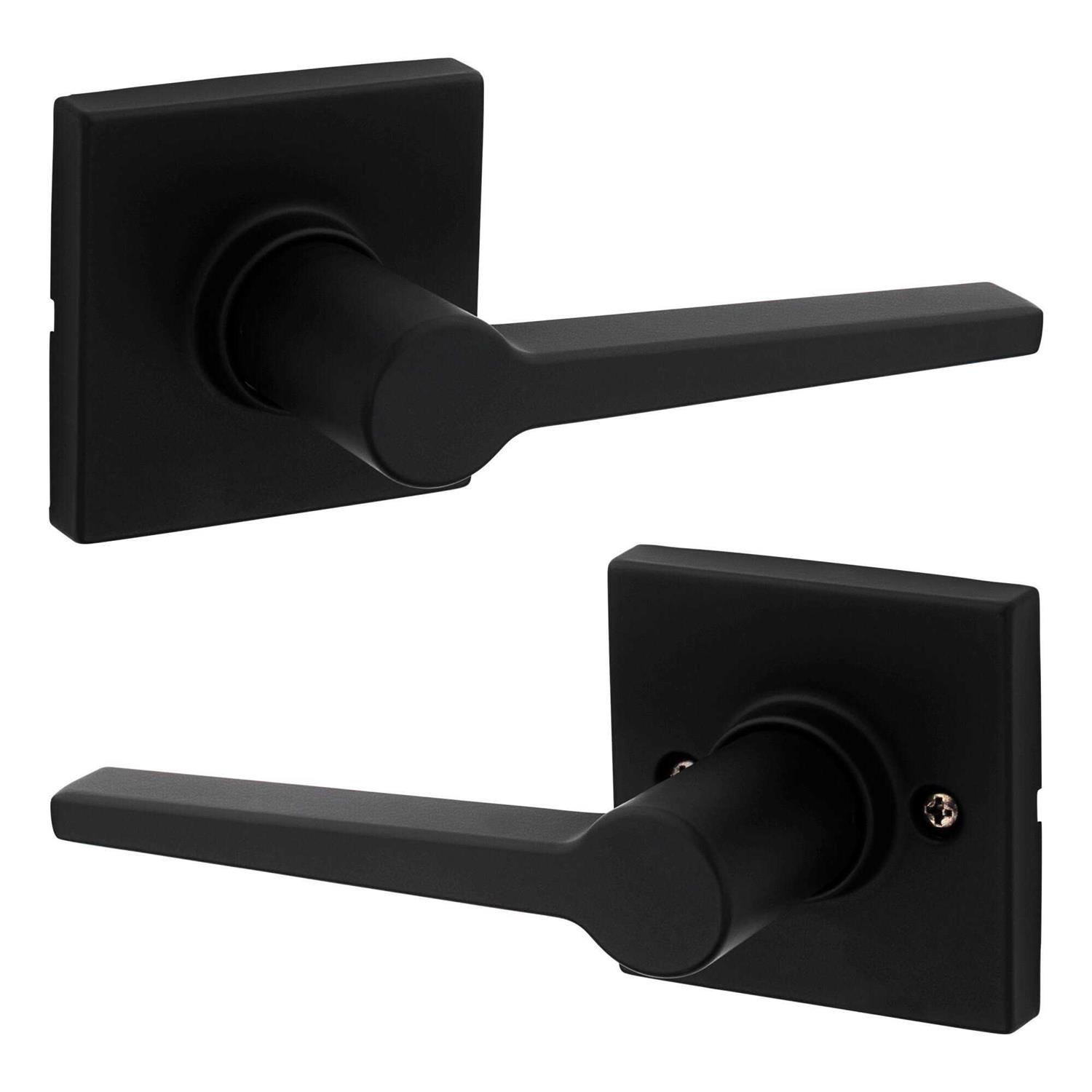 Kwikset SL1000DALSQT Safelock Daylon Passage Door Lever Set with Square Rose - Image 5