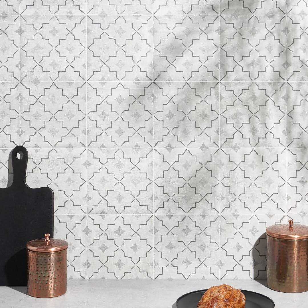 Ivy Hill Tile Patras Deco Como 7.87 in. x 7.87 in. Matte Porcelain Floor and Wall Tile - Image 4