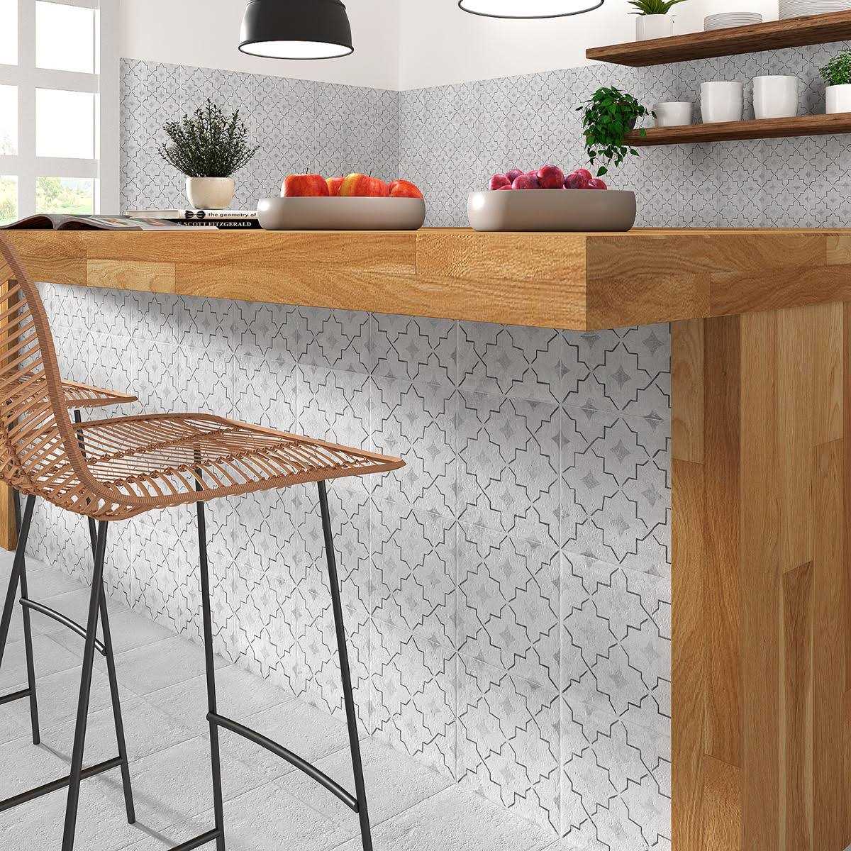 Ivy Hill Tile Patras Deco Como 7.87 in. x 7.87 in. Matte Porcelain Floor and Wall Tile - Image 5