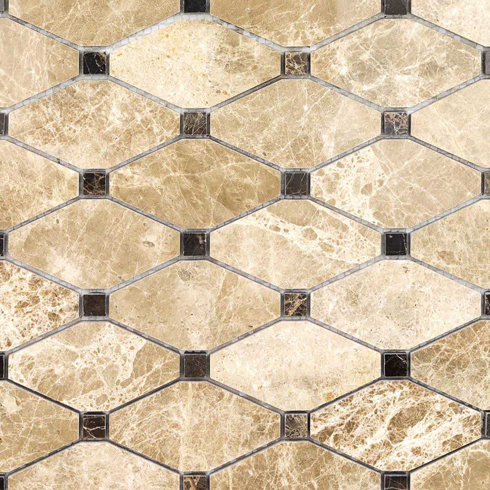 Ivy Hill Tile Diapson and 11.87 in. x 13 in. Polished Marble Mosaic Tile - Image 5