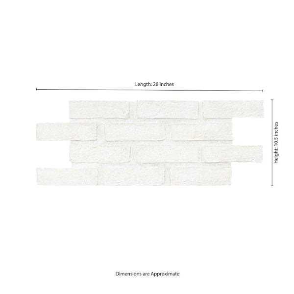 MSI Alpine White 2.64 in. x 7.89 in. Clay Brick Look Floor and Wall Tile - Image 5