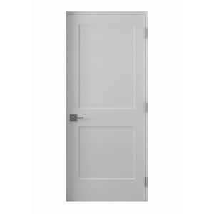 Masonite 32 in. x 80 in. Primed 2-Panel Square Hollow Core Composite Interior Door Slab - Image 3