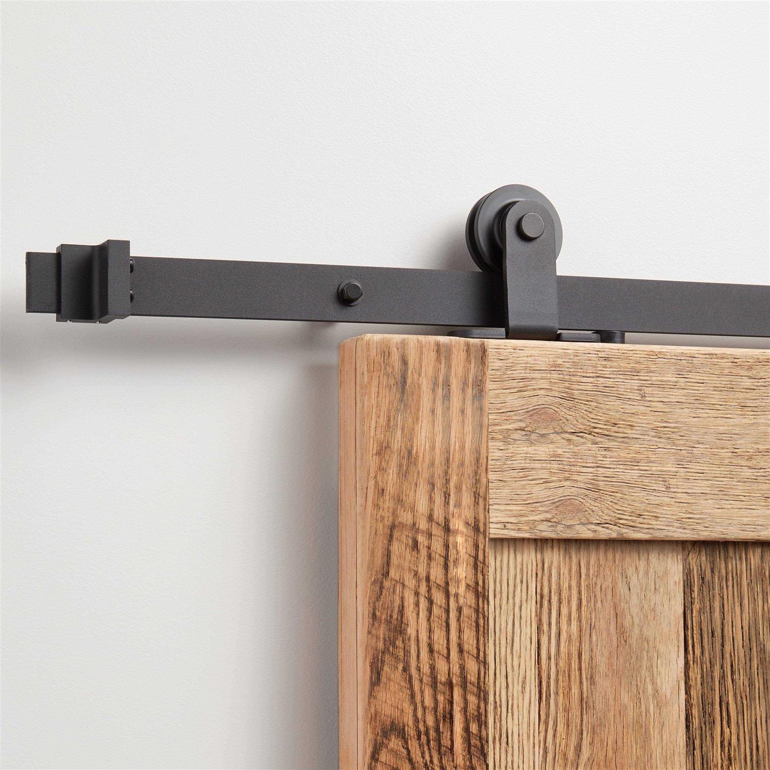 Miseno Standard Wheel Top Mount Barn Door Hardware Kit - Image 5
