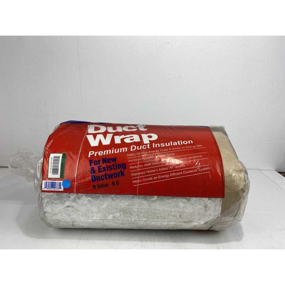 Master Flow 60 sq. ft. R-6 Insulated Duct Wrap INSWRP60 - Image 3