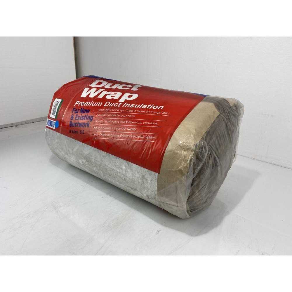 Master Flow 60 sq. ft. R-6 Insulated Duct Wrap INSWRP60 - Image 5