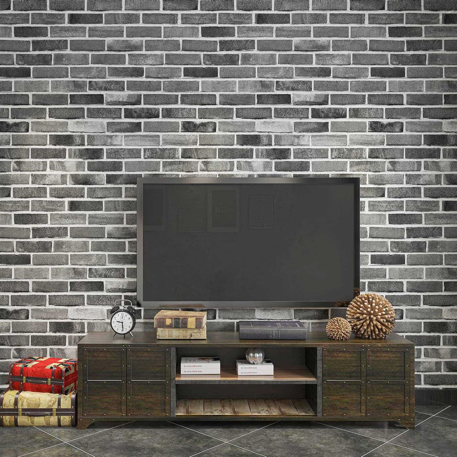 Art3d 10-Pack Peel and Stick Faux Brick 3D Wall Panels - Image 3