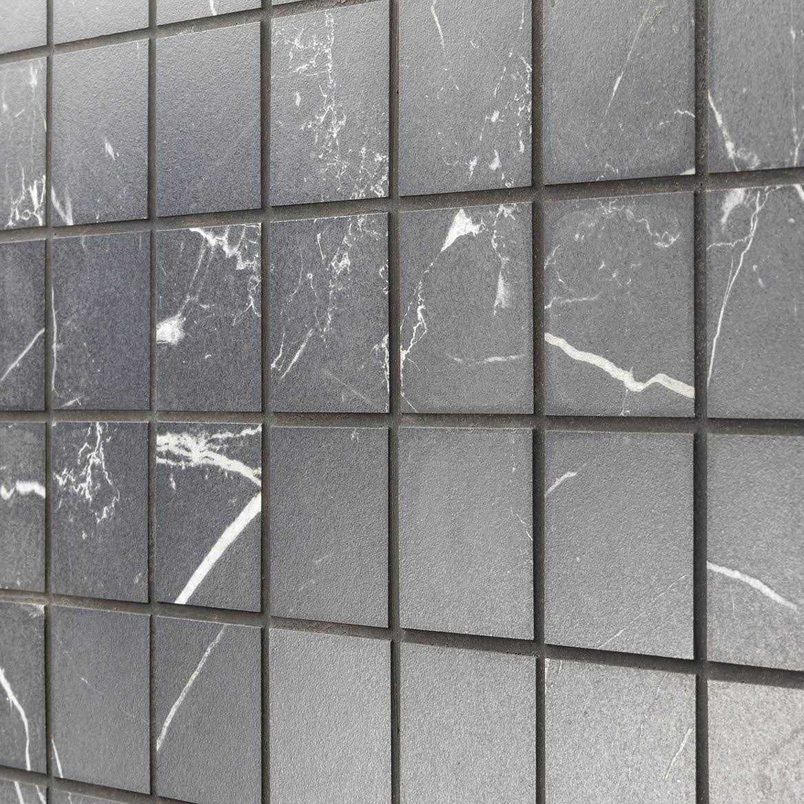 Ivy Hill Tile Marmo 12 in. x 12 in. Matte Marble Look Porcelain Mosaic Tile - Image 4