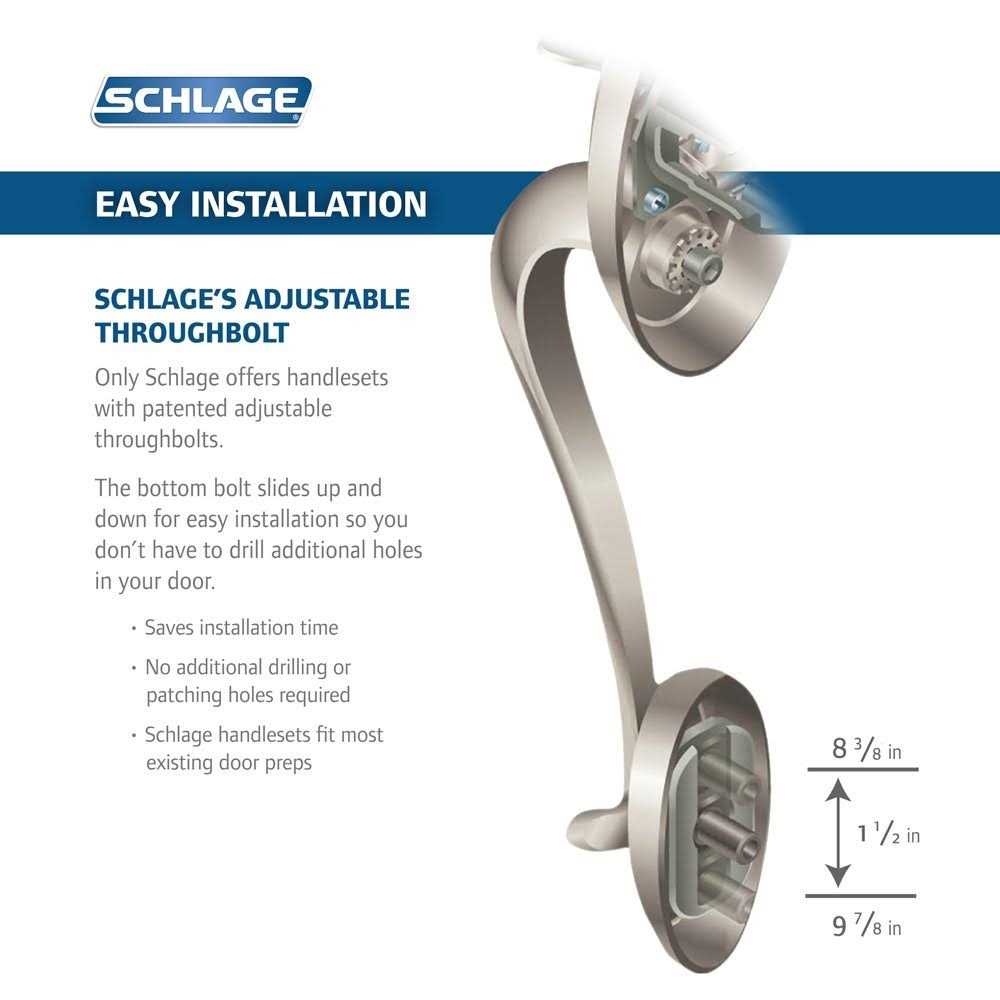 Schlage Brookshire Handleset Exterior - Image 4