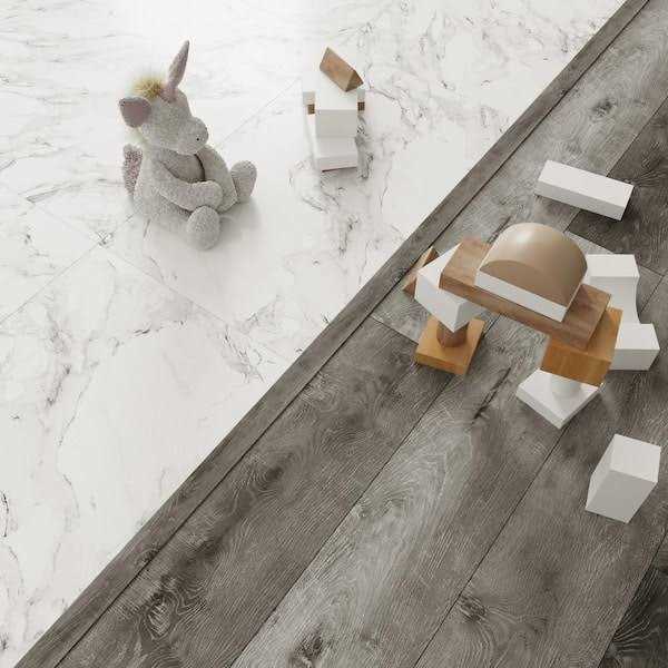 Lucida USA MaxCore T-moulding Piano White 0.27-in T x 2-in W x 48-in L Vinyl T-moulding MC-511TM - Image 3