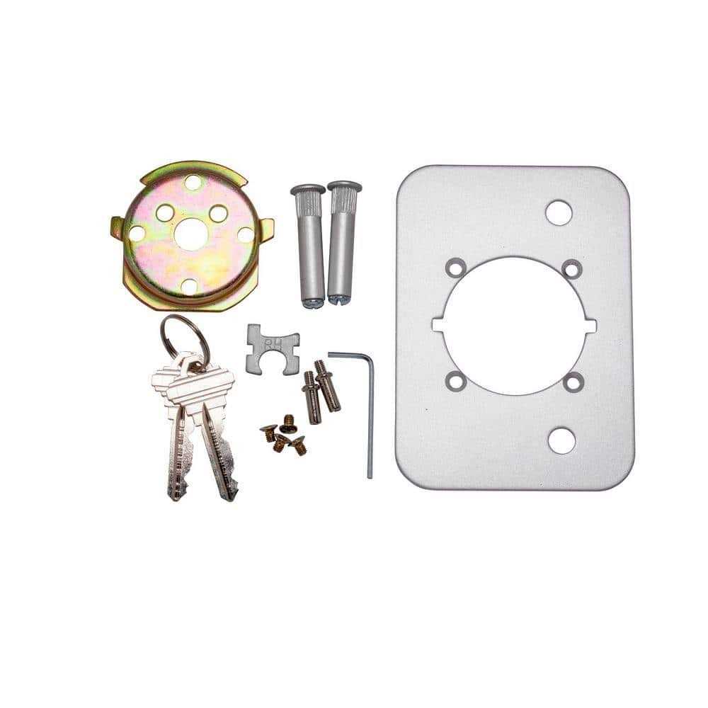 Global Door Controls Lever Handle Exit Device Trim with Entry Function in Satin Chrome Finish ED-LHL500-US26D - Image 3