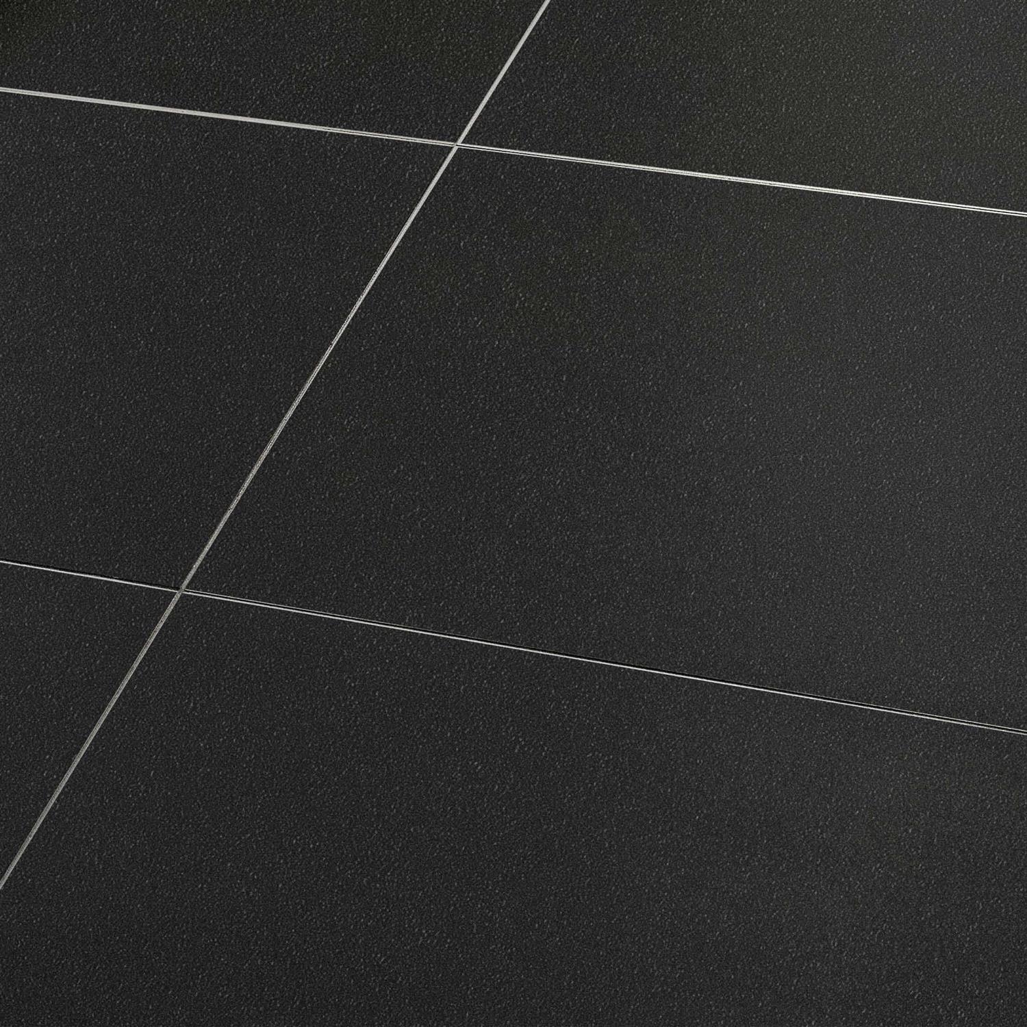 Nano Absolute Black 12 x 24 Polished Porcelain Floor Tile Qube Tiles - Image 4
