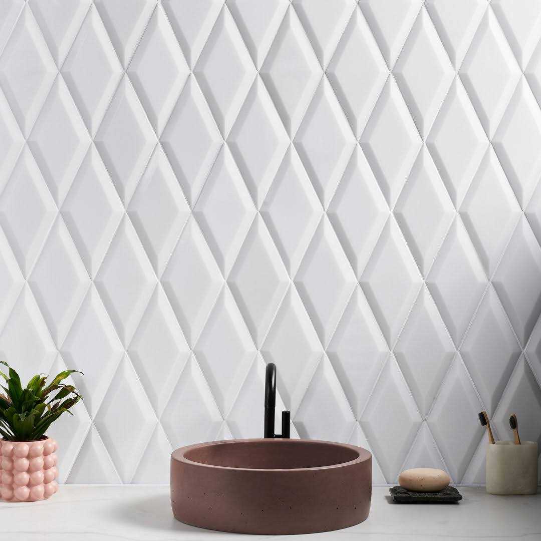 Macon Beveled Marble Tile 5.51'' W x 11.81'' L Natural Stone Singular Tile Ivy Hill Tile - Image 4