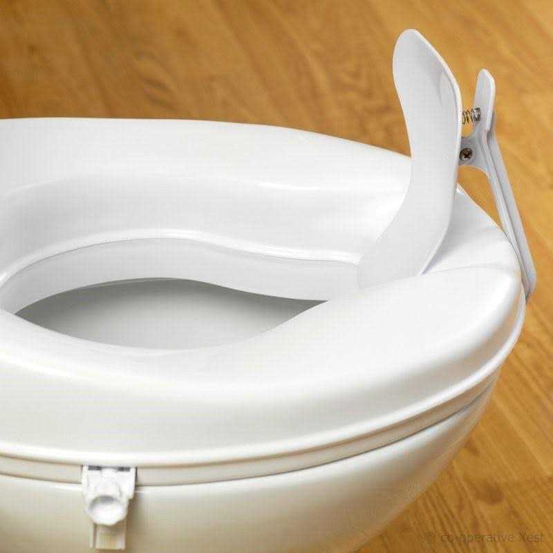Homecraft Savanah Splash Guard Urine Deflector Guard with Clip to Easily Attach to Toilet Seats - Image 4