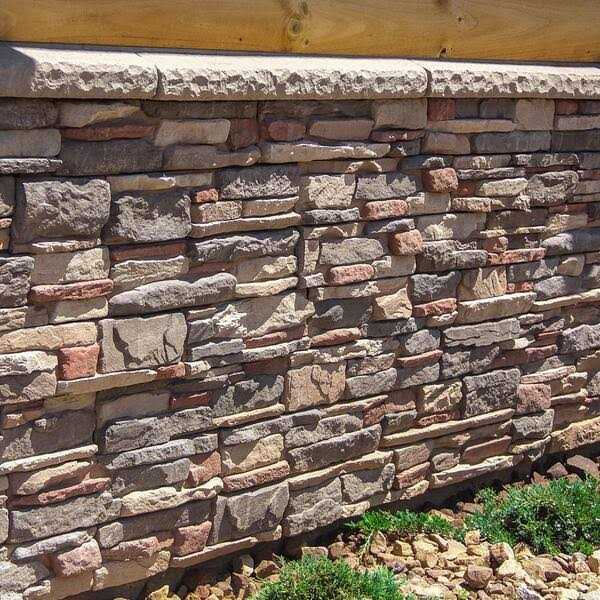 M-Rock P-Series 5 in x 20 Ledge Stone Concrete Stone Veneer - Image 3