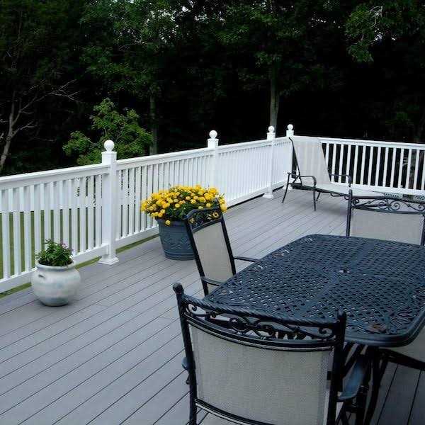 Weatherables Bellaire 3.5 ft. H x White Vinyl Railing Kit - Image 5