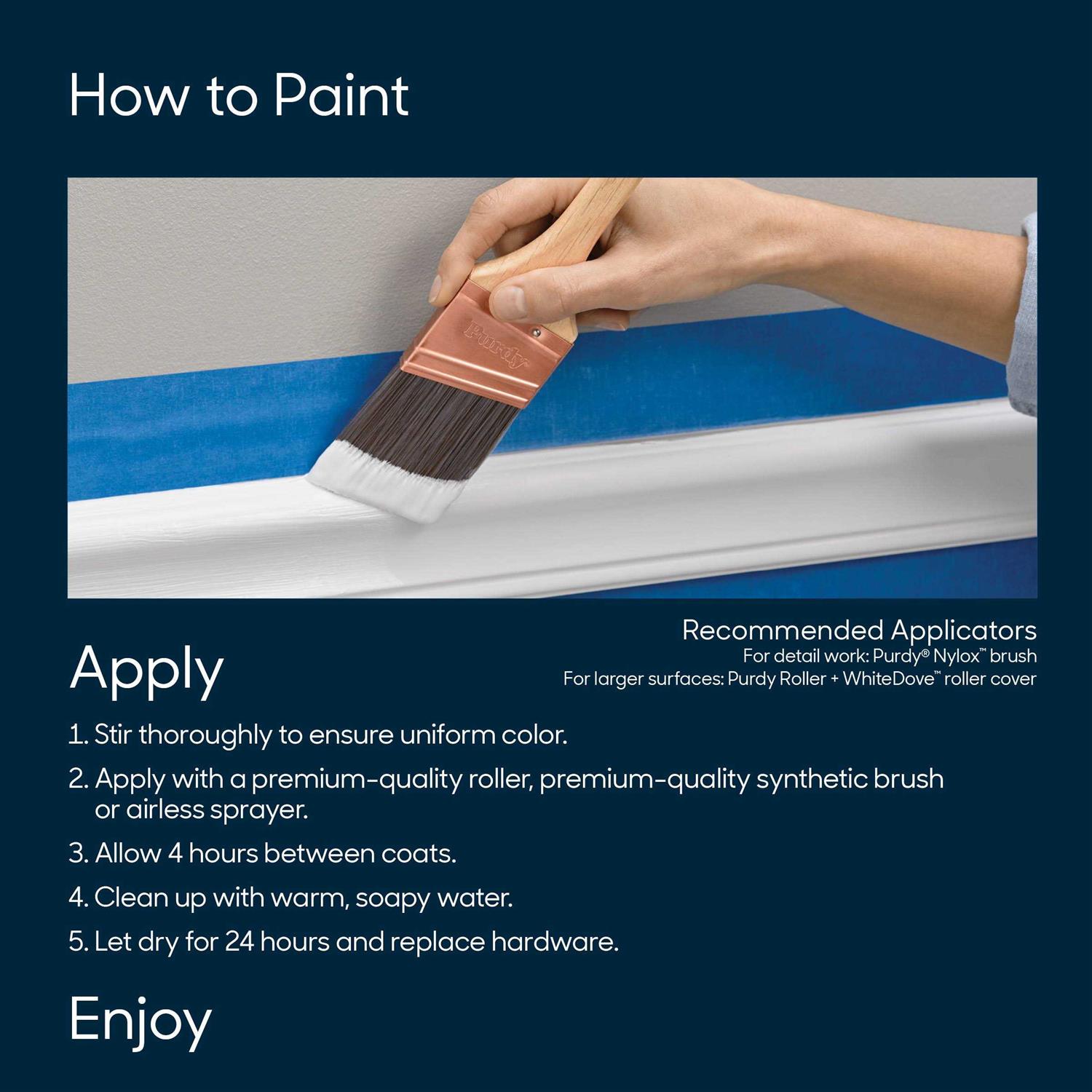 HGTV Home by Sherwin-Williams Black Water-based Door and Trim Paint - Image 4