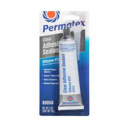 Permatex Clear Silicone Adhesive Sealant 80050 - Image 5
