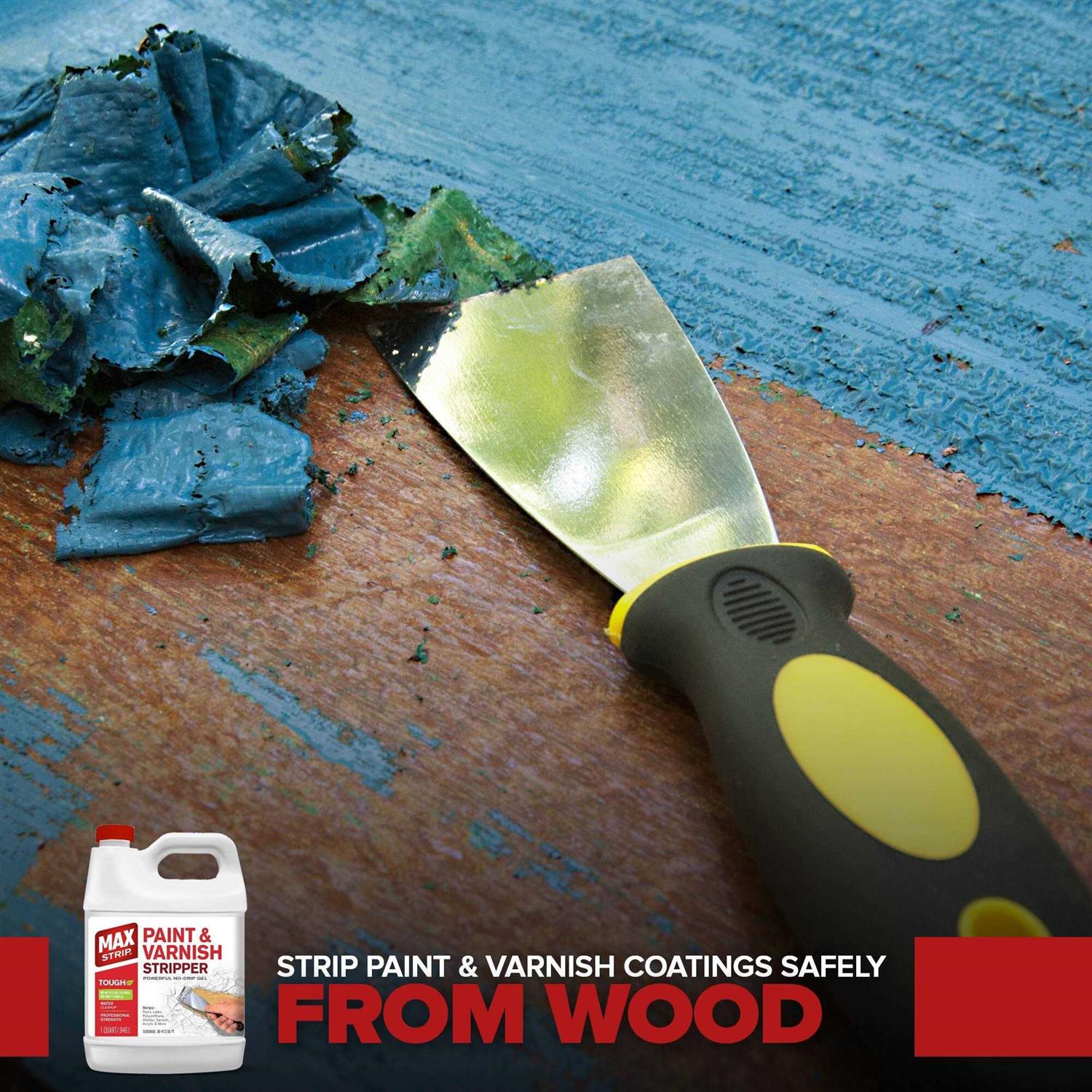 Max Strip Paint and Varnish Stripper 1 qt - Image 4